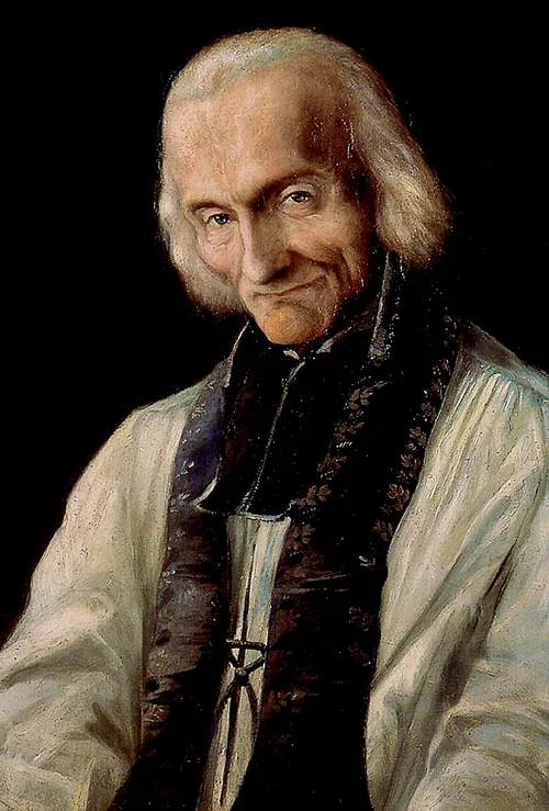 the source of the key quotation, 'the Cure d'Ars'.